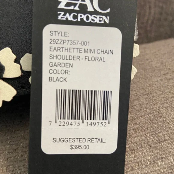 ZAC POSEN Mini Earthette Leather Shoulder Bag - Picture 6 of 7